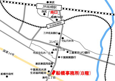 船橋事務所マップ